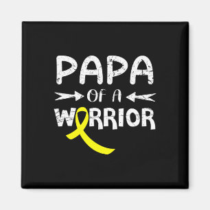 Pappa i en krigare mot Far barncancer Magnet