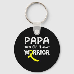 Pappa i en krigare mot Far barncancer Nyckelring