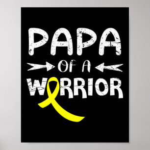 Pappa i en krigare mot Far barncancer Poster