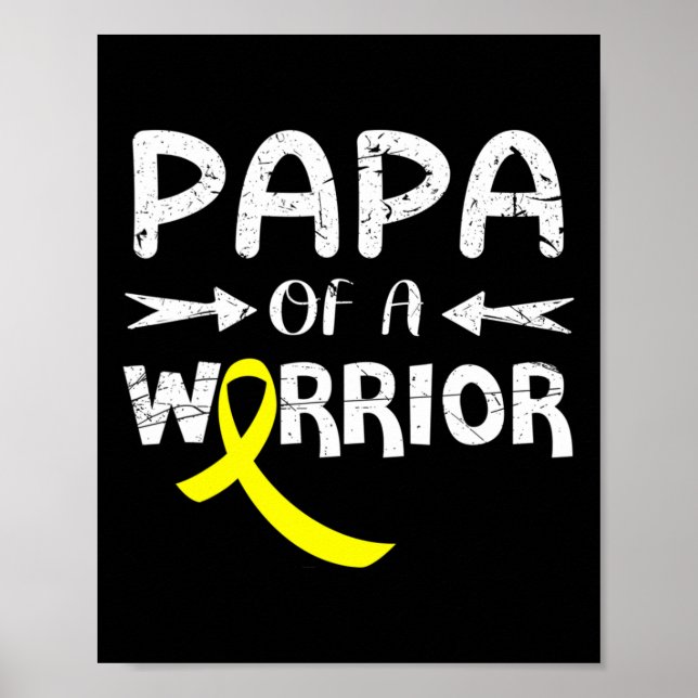 Pappa i en krigare mot Far barncancer Poster (Framsidan)