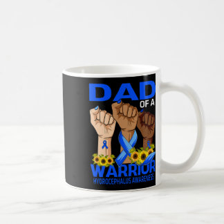 Pappa i en solrosblomma för att öka medvetenheten  kaffemugg