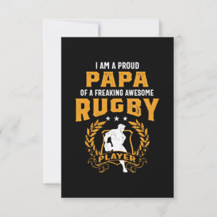 Pappa i Fantastisk Rugby Player OSA Kort
