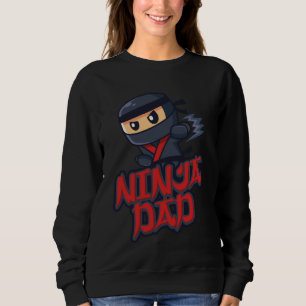 Pappa i födelsedagen Ninja Warrior Matching Family T Shirt