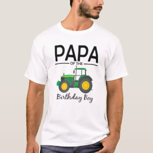 Pappa i födelsedagskoraktorfamiljen Farm Party T Shirt