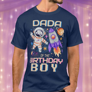 Pappa i födelsedagskorgen Rocket & Astronaut Space T Shirt