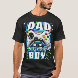Pappa i födelsedagspojken Matching Video Birthday T Shirt