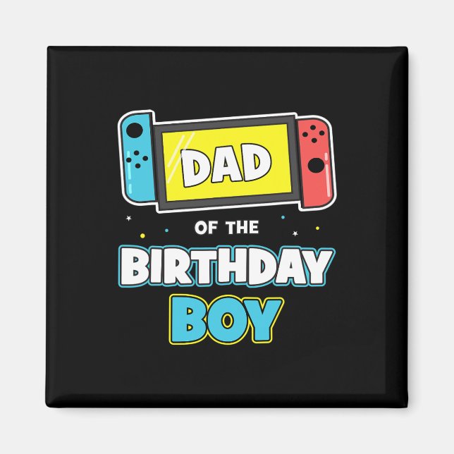 Pappa i födelsedagspojkens fantastiska födelsedags magnet (Framsidan)