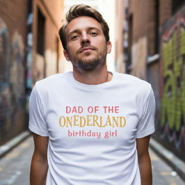 Pappa i födelsedagstjuren Alice i Wonderland T Shirt