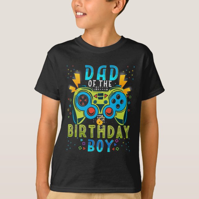 Pappa i födelsedagsvideokammet som matchar födelse t shirt (Framsida)