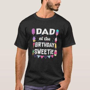 Pappa i födelsedlarnas ice Cream Cones Popsic T Shirt