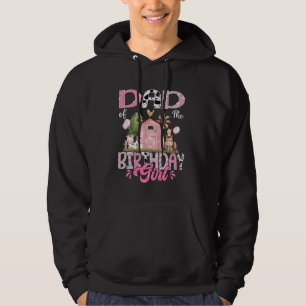 Pappa i födelsetalet 1:a födelsedag Rosa långt Hoodie