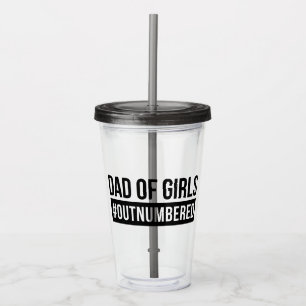 Pappa i Girls #Outnumrerad Take Away Mugg
