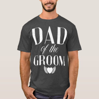 Pappa i Groom Bröllop Far pappa Pappa T Shirt