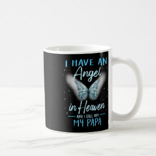 Pappa I har ängel i Heaven Kärlek-familjen Kaffemugg