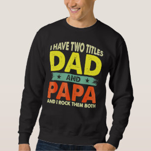 Pappa I har två avdelningar Pappa och Pappa Fars d Lång Ärmad Tröja