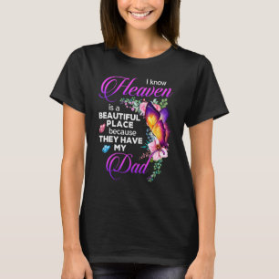 Pappa i himlen Far sympati för dotterknut T Shirt