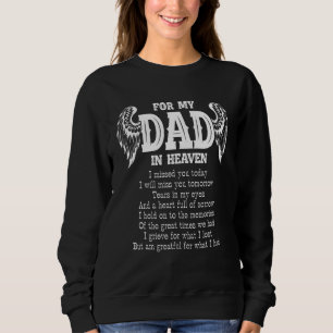 Pappa i himlen jag saknar er i morgon Tårar hör T Shirt