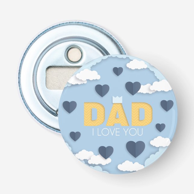 Pappa I kärlek dig, fars dag-gåva Flasköppnare (Framsidan)