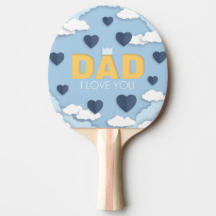 Pappa I kärlek dig, fars dag-gåva Pingisracket