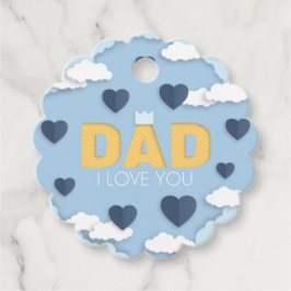 Pappa I kärlek du, fars dag Gåvor Etiketter