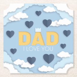 Pappa I kärlek du, fars dag Underlägg Papper