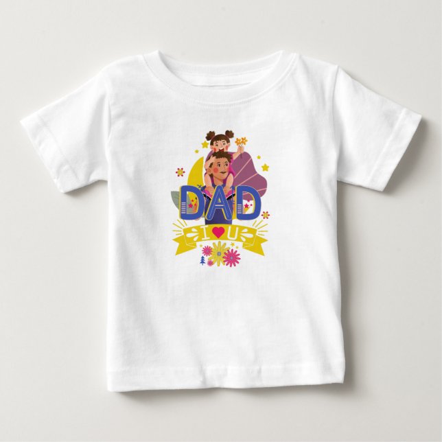 Pappa I kärlek du T Shirt (Framsida)