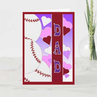 PAPPA I Kärlek Du > Thni Kärlek Baseball Valentine Helgkort