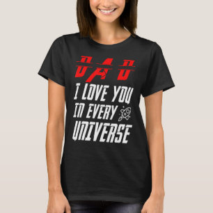 Pappa I Kärlek i alla universum för pojkar Manar G T Shirt