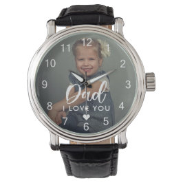 Pappa I kärlek You Elegant Photo Armbandsur