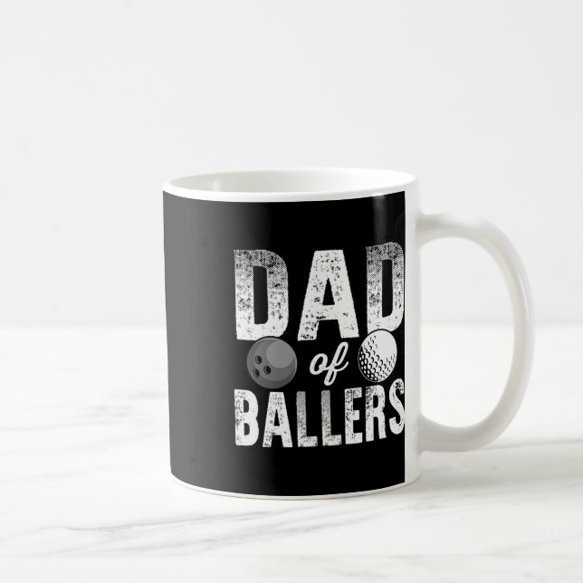 Pappa i Llers Golf Bowling Pappa Bod Kaffemugg (Höger)
