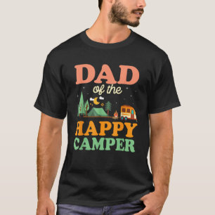 Pappa i Lycklig Camper Manar 1:a dagskorgen Resa T Shirt