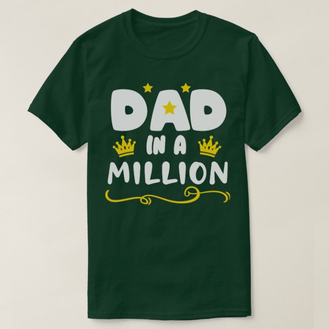 Pappa i miljoner t shirt (Design framsida)