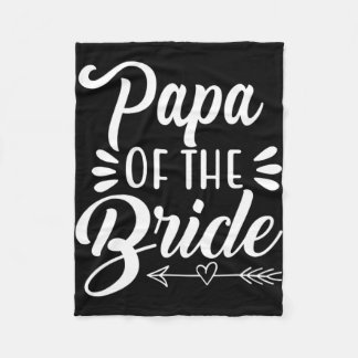 Pappa i Möhippan för kortbildsfamiljen Bröllopsfes Fleecefilt