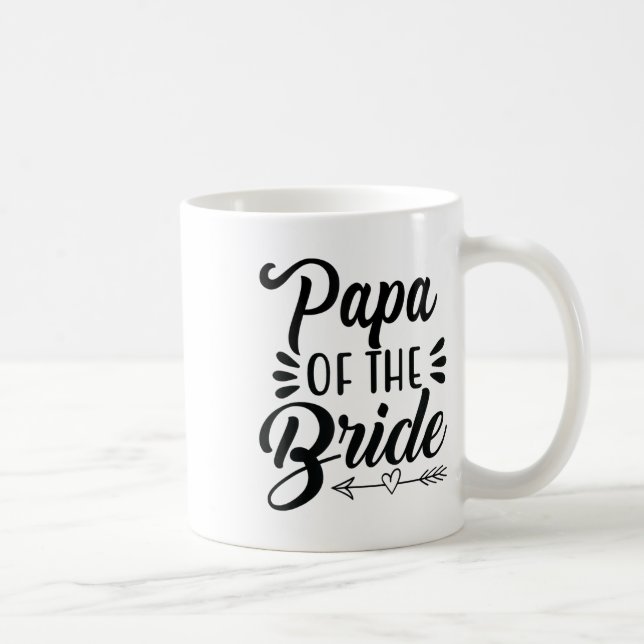Pappa i Möhippan för kortbildsfamiljen Bröllopsfes Kaffemugg (Höger)