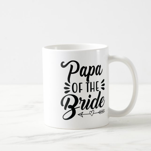 Pappa i Möhippan för kortbildsfamiljen Bröllopsfes Kaffemugg (Höger)