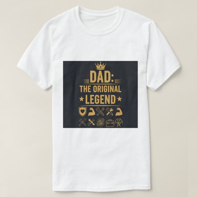 Pappa i originalet av benet T T Shirt (Design framsida)