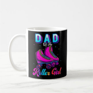 Pappa i Roller Girl Roller Skating Birthday Kaffemugg