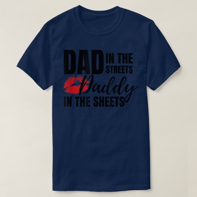 Pappa i Streets-pappa i Lakan Funny T Shirt (Design framsida)