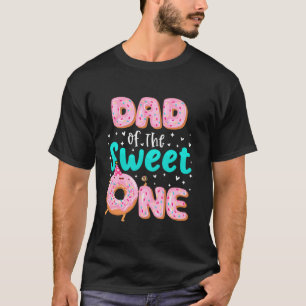 Pappa i Sverige 1:a födelsedag Donut Theme Fami T Shirt