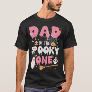 Pappa i The Spooky One Girl 1st Birthday Halloween T Shirt