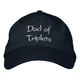 Pappa i Triplets Broderad Keps
