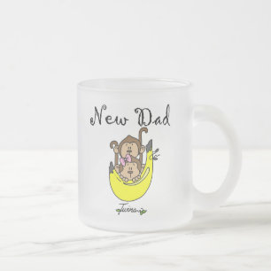 Pappa i Twillingar Boy and Girl Tshirts and Gifts Frostad Glasmugg