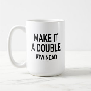 Pappa i Twillingar Mugg, Pappa i Twillingar, två P Kaffemugg