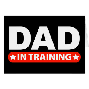 Pappa i utbildning hälsningskort