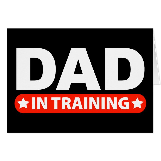 Pappa i utbildning hälsningskort (Framsidan Horizontal)