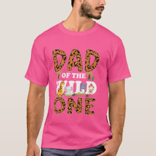 Pappa i Vilden En födelsedagsZoo Theme Safari Jung T Shirt