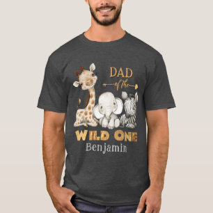 Pappa i Vilden En Safari Birthday T-Shirt