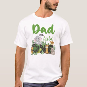 Pappa i Vilden Ett jungle Safari Zoo Animals  T Shirt