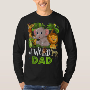 Pappa i Vilden Zoo Birthday Safari Jungle Animal T Shirt