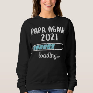 Pappa igen 2021: Ladda familjens vänner Humor Tren T Shirt